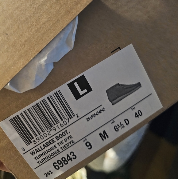 Clarks Wallabee Tie Dye Size 9 - Picture 4 of 4